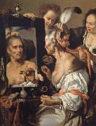 Bernardo Strozzi Woman at the mirror china oil painting reproduction